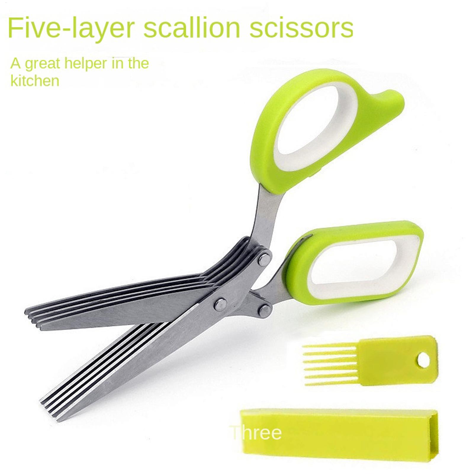 Herb Scissors 5 Blade - Kräuterschere mit 5 Klingen aus Edelstahl,