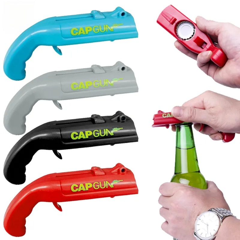 Kitchen Gadgets And Toys - Kreativer Dosenöffner mit Federmechanismus in Pistolenform,