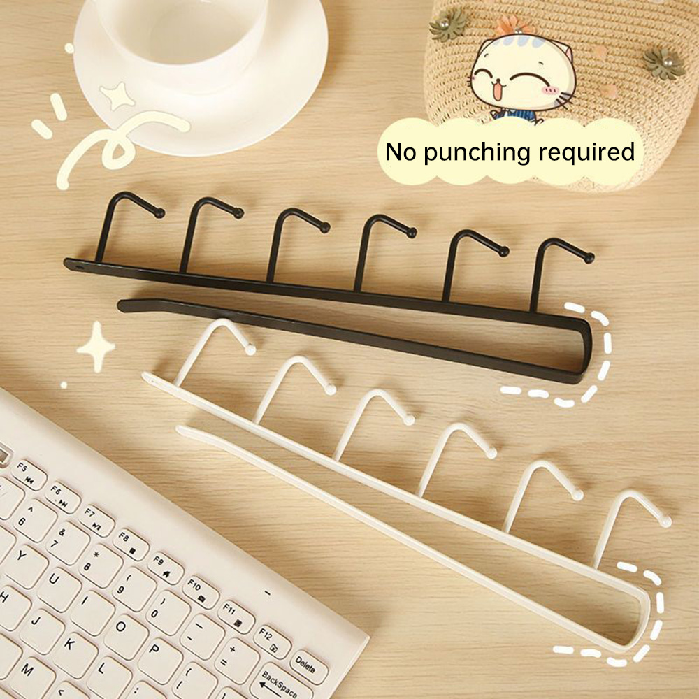 Kitchen Gadgets Rack Storage - Neuer becherfester Hakenhalter für unter dem