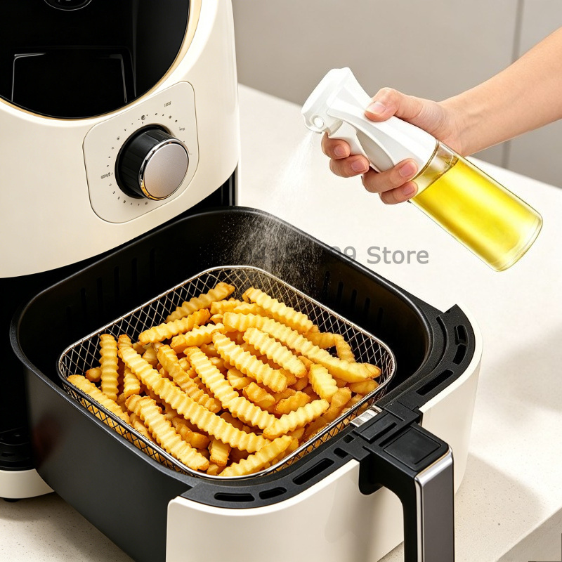 Kitchen Gadgets Oil Spray - Ölspray zum Kochen - Olivenöl-Sprühflasche, Wiederverwendbarer