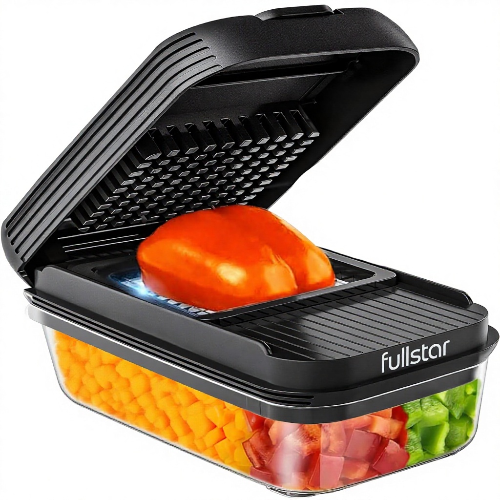 Mandoline Slicer - Multifunktionaler Gemüseschneider mit Austauschbaren Klingen für