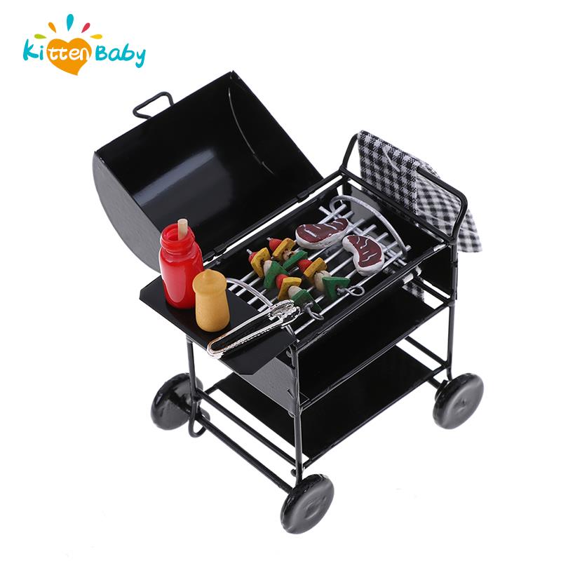 Kitchen Gadgets And Toys - 1/12 waage niedlichen bbq grill miniatur