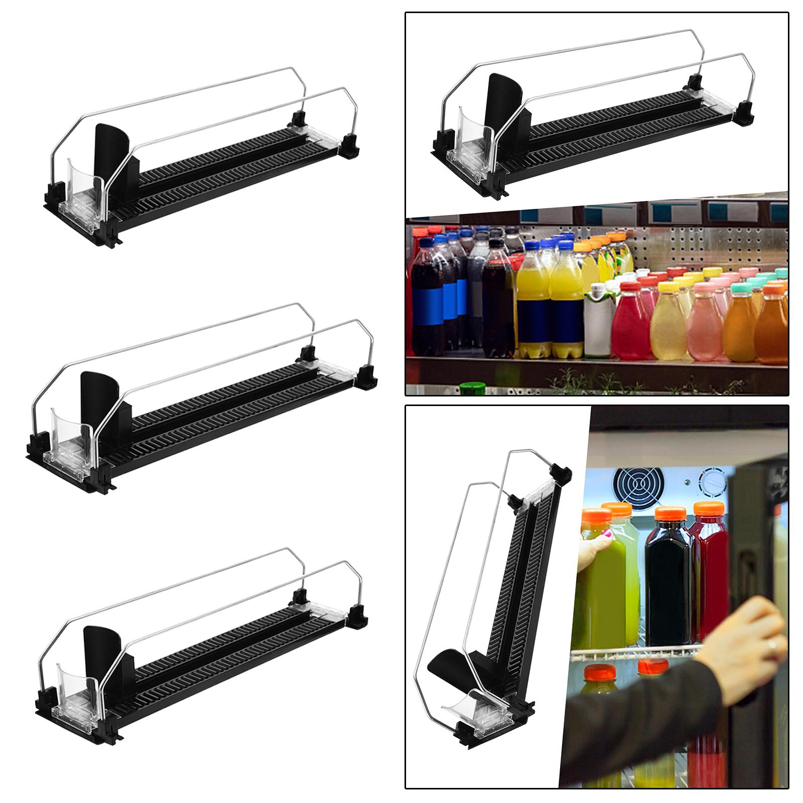 Kitchen Gadgets Rack Storage - Getränke-Organizer, automatischer Getränkehalter, Küchen-Gadget, selbstschiebendes Tablett