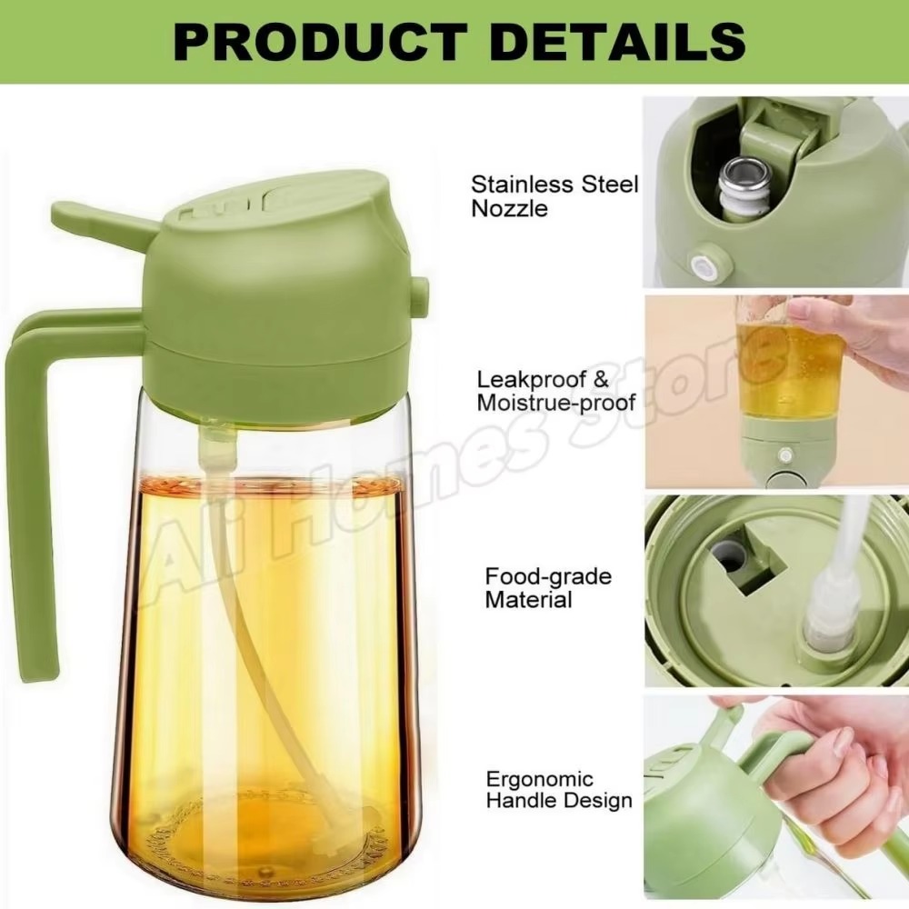 2-teiliges Ölsprühset: 2-in-1  – Kitchen Gadgets Oil Spray Bewertung und Preis