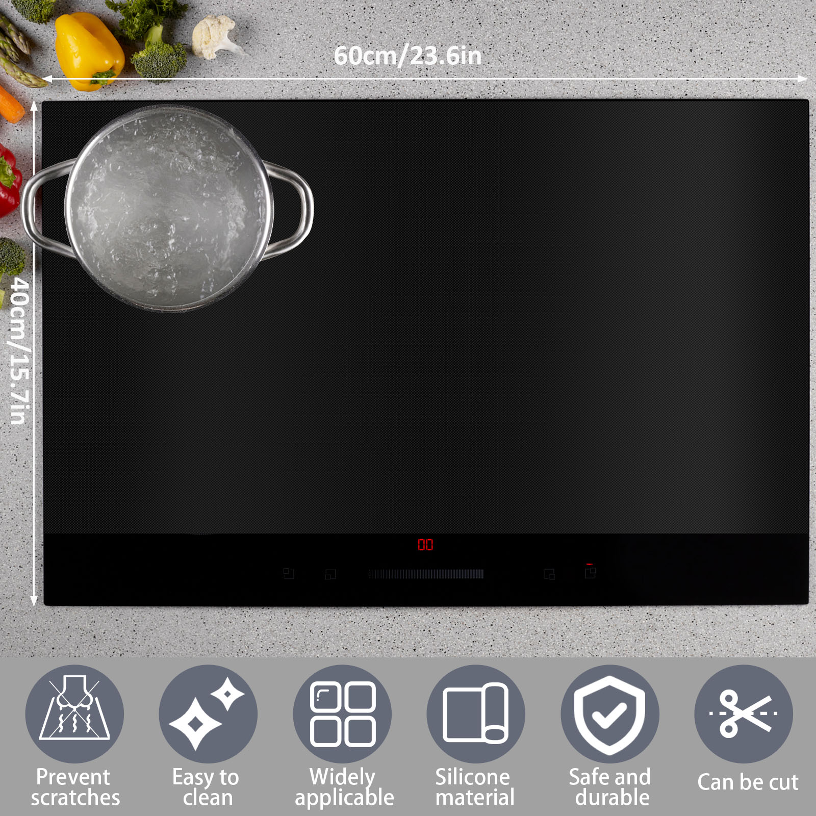 Induktion Herd Abdeckung Silik – Quirky Kitchen Gadgets Bewertung und Preis