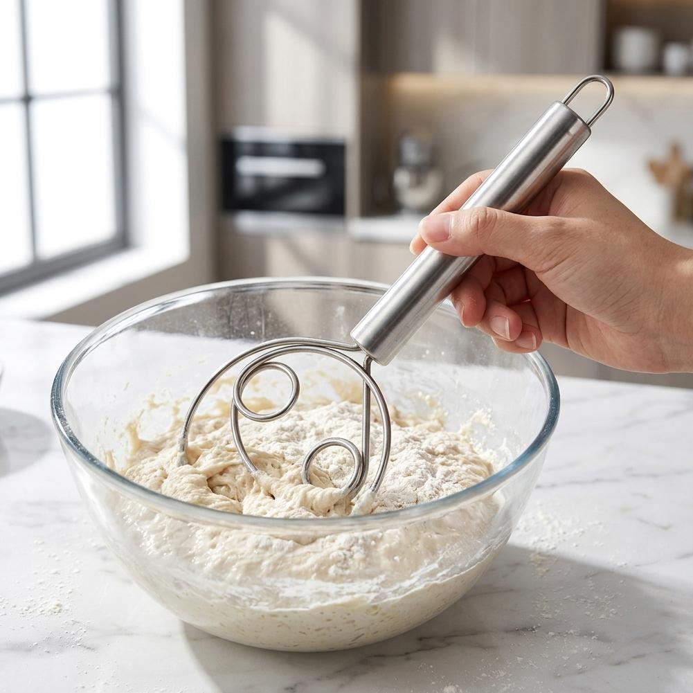 Teigbesen Brotmixer Edelstahl  – Quirky Kitchen Gadgets Bewertung und Preis