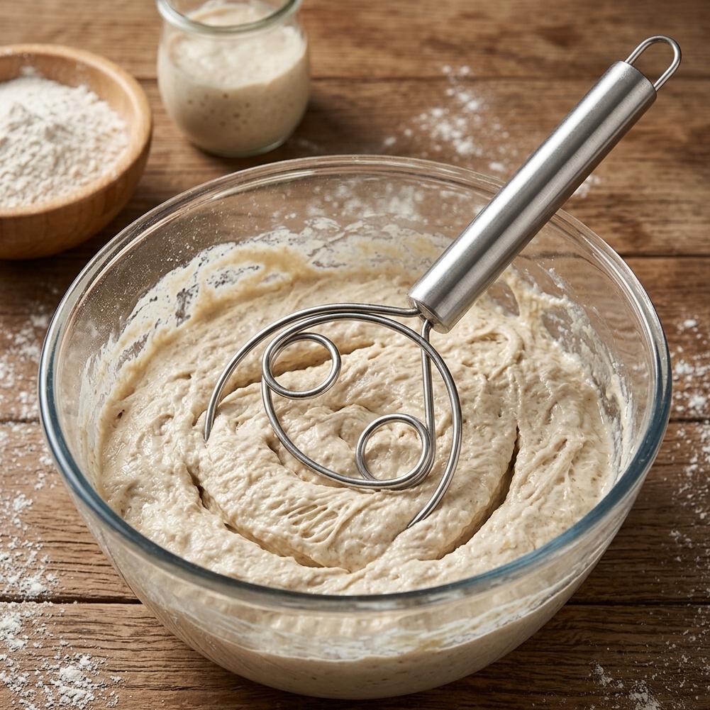 Teigbesen Brotmixer Edelstahl  – Quirky Kitchen Gadgets Bewertung und Preis