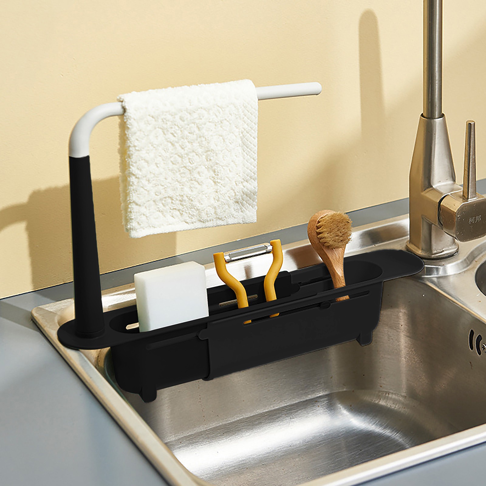 Teleskop Spüle Regal Abtropffl – Kitchen Gadgets Rack Storage Bewertung und Preis