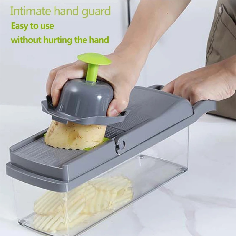 16-in-1 Multifunktionaler Gemü – Mandoline Slicer Bewertung und Preis