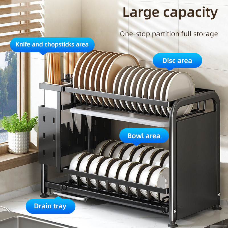 2-stöckiger Geschirrtrockner M – Kitchen Gadgets Rack Storage Bewertung und Preis