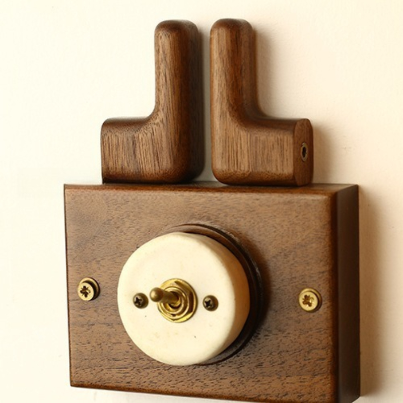 Holz Haken Schlüssel Dekorativ – Kitchen Gadgets Rack Storage Bewertung und Preis