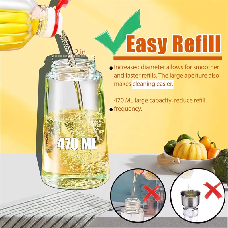 Auslaufsicherer 16oz 470ml 2-i – Kitchen Gadgets Oil Spray Bewertung und Preis