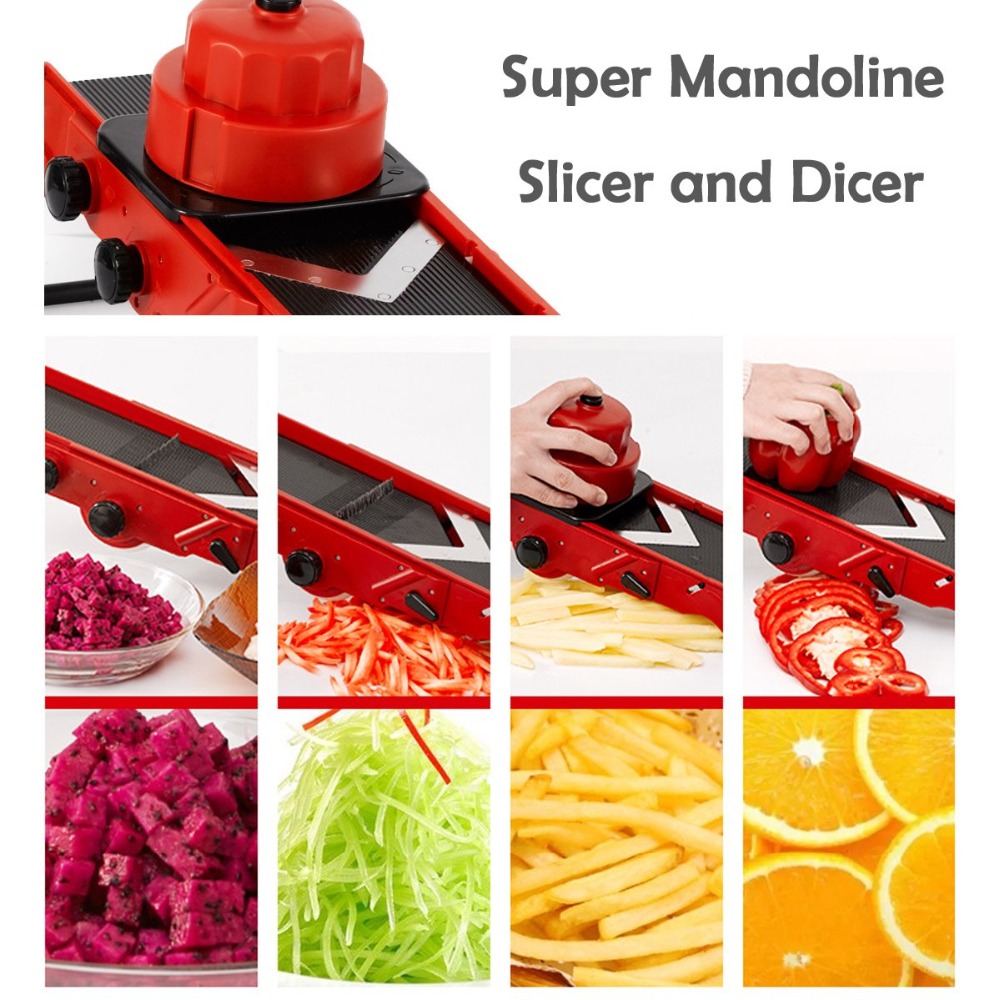 Verstellbarer Mandolin-Gemüses – Mandoline Slicer Bewertung und Preis