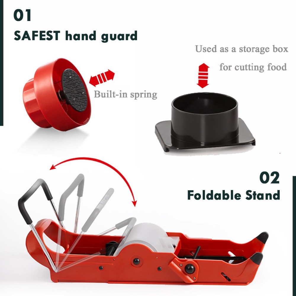 Verstellbarer Mandolin-Gemüses – Mandoline Slicer Bewertung und Preis