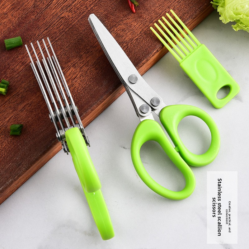 Edelstahl-Mehrschicht-Kräuters – Herb Scissors 5 Blade Bewertung und Preis