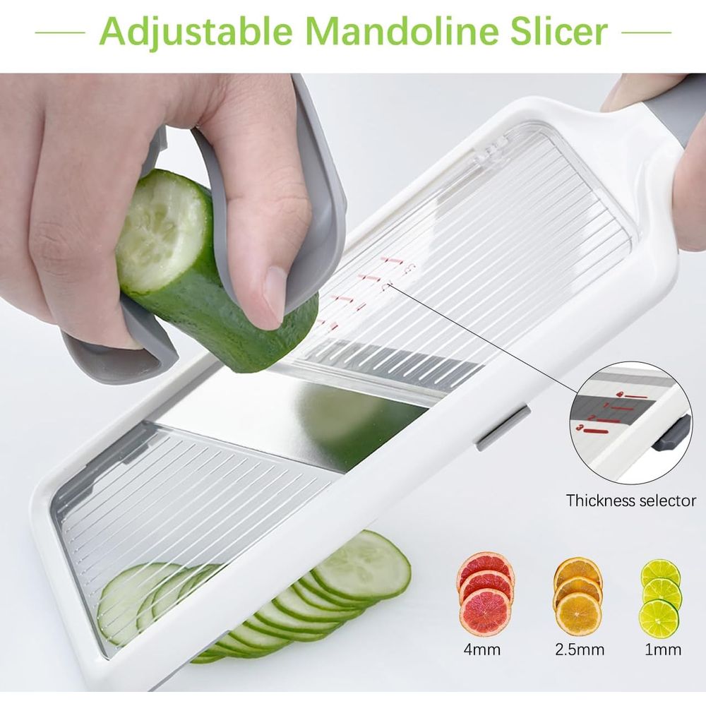 Verstellbarer Edelstahl-Mandol – Mandoline Slicer Bewertung und Preis