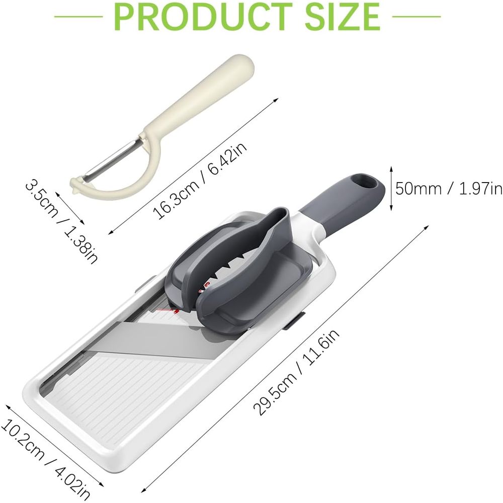 Verstellbarer Edelstahl-Mandol – Mandoline Slicer Bewertung und Preis