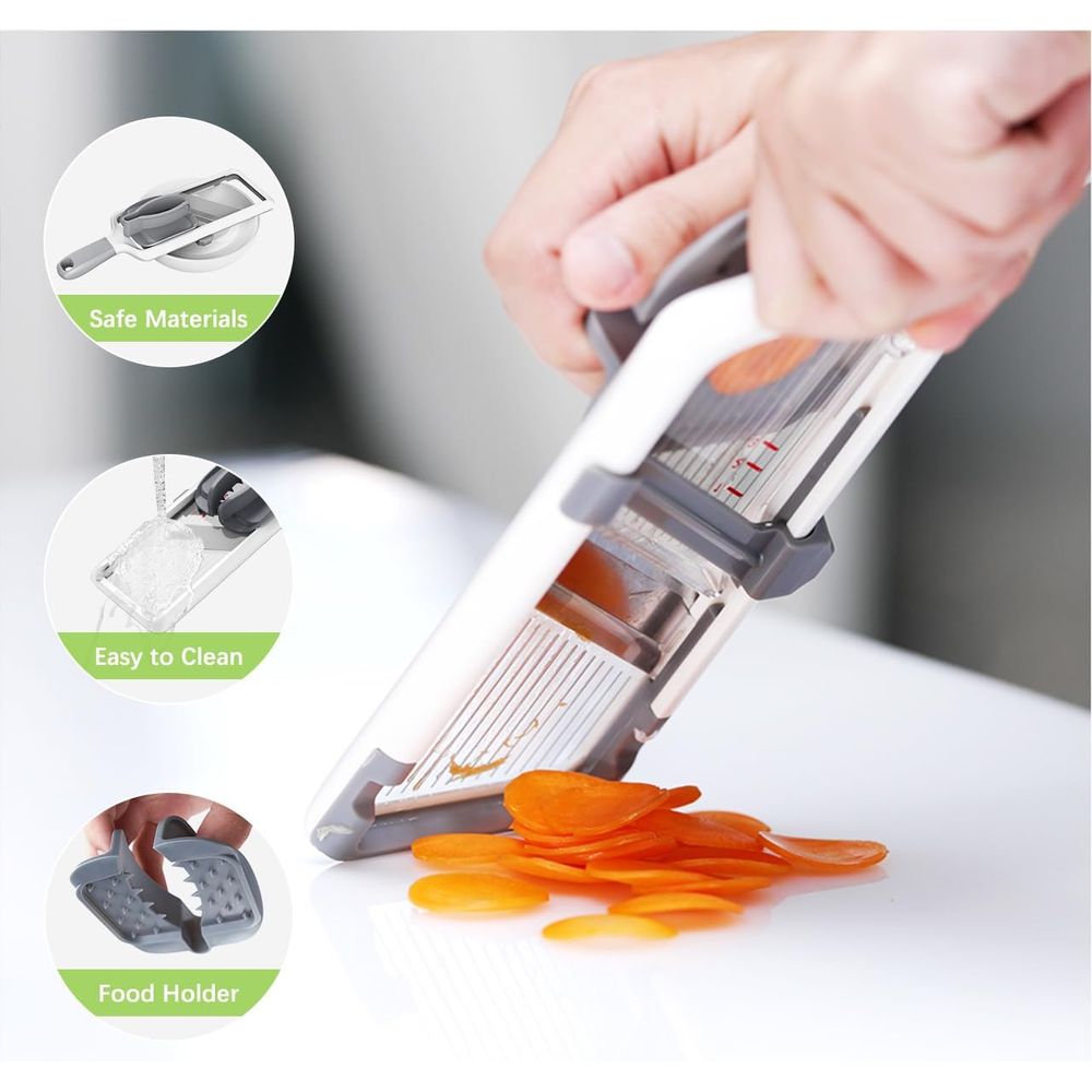 Verstellbarer Edelstahl-Mandol – Mandoline Slicer Bewertung und Preis