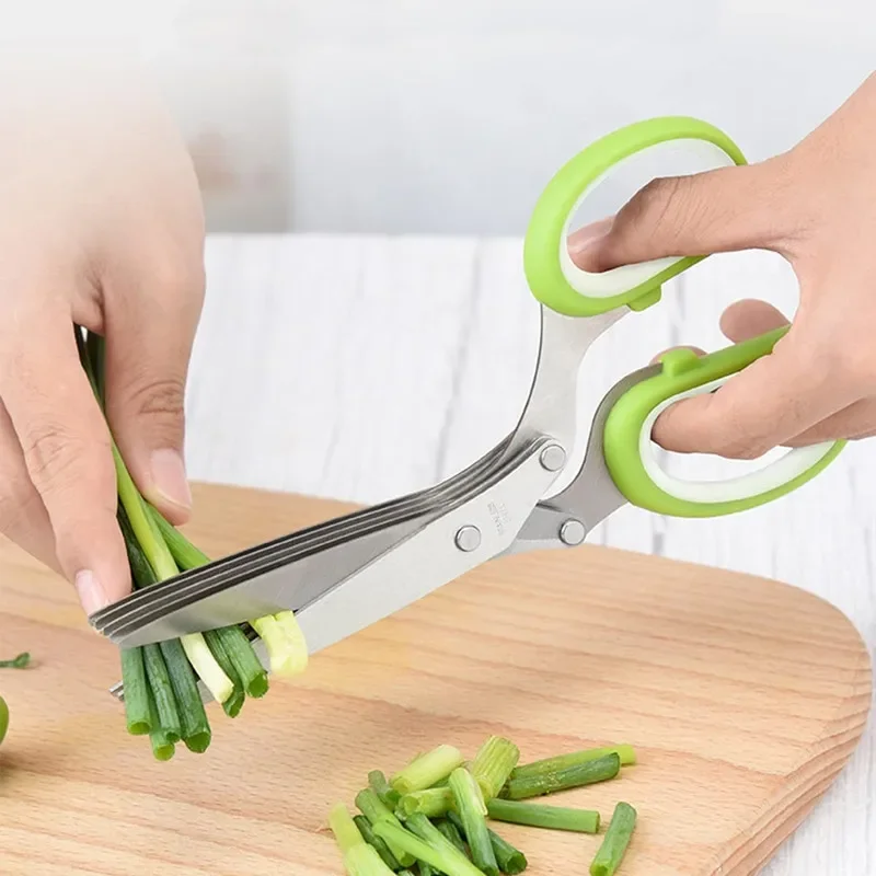 Kräuterschere aus Edelstahl mi – Herb Scissors 5 Blade Bewertung und Preis