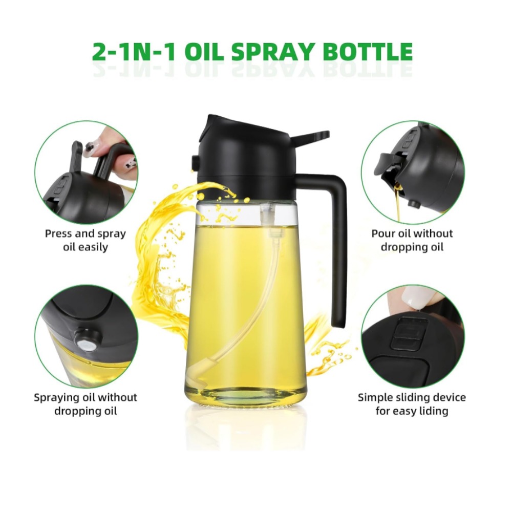 16oz/470ml Olivenöl-Sprühgerät – Kitchen Gadgets Oil Spray Bewertung und Preis