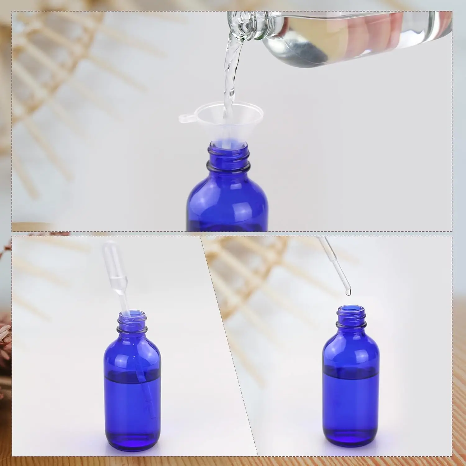 1 Stück 5 ml/100 ml blaue Glas – Kitchen Gadgets Oil Spray Bewertung und Preis
